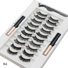 Load image into Gallery viewer, 10 Pairs False Magnetic Eyelashes
