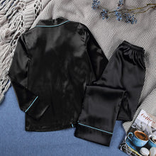 Load image into Gallery viewer, Satin Sleepwear Winter Pajamas