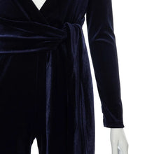 Load image into Gallery viewer, One Piece Velvet Jumpsuit