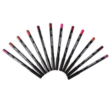 Load image into Gallery viewer, 12-Colours/Set Waterproof Lip Liner Pencil