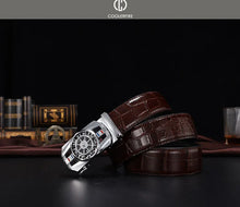 Load image into Gallery viewer, Men Genuine Luxury Leather Belt
