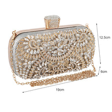 Load image into Gallery viewer, Diamond Evening Clutch Bag