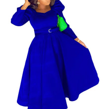 Load image into Gallery viewer, Short Sleeve Split bodycon ruffles midi prom Dress