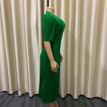 Load image into Gallery viewer, Elegant Pleated Office Dresses