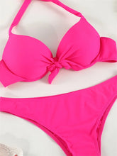 Load image into Gallery viewer, Brazilian Print Bikini Set Push Up Swimsuit