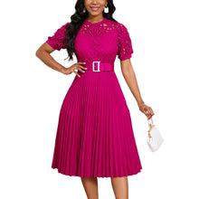 Load image into Gallery viewer, Elegant Luxury Pleated Lace Dresses