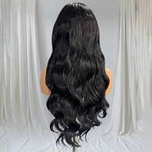 Load image into Gallery viewer, Black 13*4 Body Wave Lace Front Wig