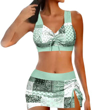 Load image into Gallery viewer, Floral Printed Backless Swimsuits