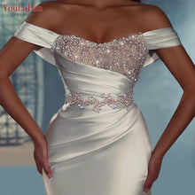 Load image into Gallery viewer, Rhinestone Wedding Dress Belt