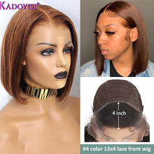 Load image into Gallery viewer, Brazilian Straight Colored Human Hair Wig