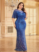 Load image into Gallery viewer, Elegant Mermaid Evening Dress