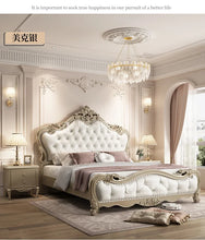 Load image into Gallery viewer, European Double Luxury Aesthetic Princess Bed