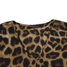 Load image into Gallery viewer, Long-Sleeve Leopard Dresses