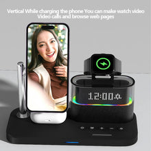 Load image into Gallery viewer, Magnetic Wireless Charging Stand for iPhone 15/14/13/12, iWatch Ultra/8/7/6/5, AirPods 3/2/Pro, Samsung