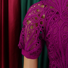 Load image into Gallery viewer, Elegant Luxury Pleated Lace Dresses