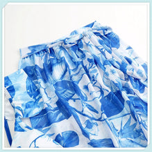 Load image into Gallery viewer, 3-Piece Floral Print Knot Front Bikinis