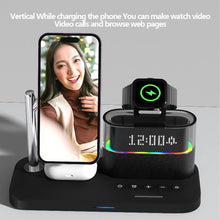 Load image into Gallery viewer, Magnetic Wireless Charging Stand for iPhone 15/14/13/12, iWatch Ultra/8/7/6/5, AirPods 3/2/Pro, Samsung