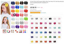 Load image into Gallery viewer, Ribbon Hair Bow Accessories