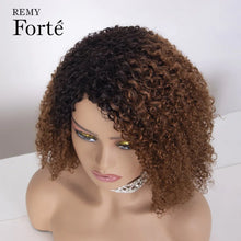 Load image into Gallery viewer, Short Afro Human Hair Wigs