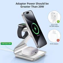 Load image into Gallery viewer, Bonola Magnetic 3 in 1 Wireless Charger for iPhone