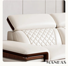 Load image into Gallery viewer, Premium Italian Genuine Leather Sofa Set