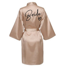 Load image into Gallery viewer, Wedding Party Team Bride Robe