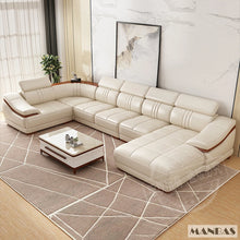 Load image into Gallery viewer, Elegant Leather Sectional Sofa Sets
