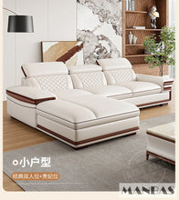 Load image into Gallery viewer, Premium Italian Genuine Leather Sofa Set