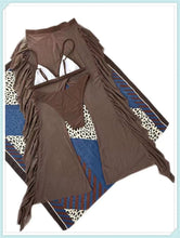 Load image into Gallery viewer, 3-Piece Floral Print Knot Front Bikinis