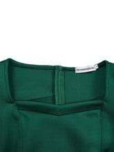 Load image into Gallery viewer, Short Sleeve Split bodycon ruffles midi prom Dress