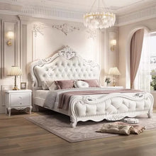 Load image into Gallery viewer, European Double Luxury Aesthetic Princess Bed