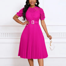 Load image into Gallery viewer, Elegant Luxury Pleated Lace Dresses