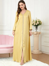 Load image into Gallery viewer, 2 Piece Set Abaya Embroidery Kaftan