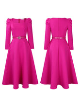 Load image into Gallery viewer, Short Sleeve Split bodycon ruffles midi prom Dress