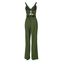 Load image into Gallery viewer, Elegant Sexy Criss Cross Lace Up Jumpsuit