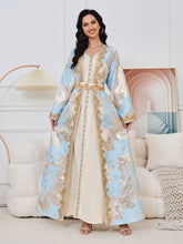 Load image into Gallery viewer, 2-Pieces Set Dubai Abaya Kaftan For Wedding
