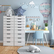 Load image into Gallery viewer, White 7-Drawer Storage Cabinet