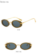 Load image into Gallery viewer, Retro Oval Sunglasses