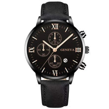 Load image into Gallery viewer, Black Quartz Men's Watch