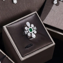 Load image into Gallery viewer, Famous Brand 4pcs Bridal Zirconia Full Jewelry Sets