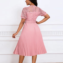 Load image into Gallery viewer, Elegant Luxury Pleated Lace Dresses