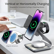 Load image into Gallery viewer, Bonola Magnetic 3 in 1 Wireless Charger for iPhone