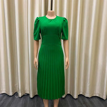 Load image into Gallery viewer, Elegant Pleated Office Dresses