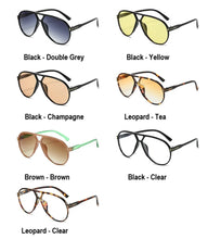 Load image into Gallery viewer, Retro Large Pilot Sunglasses
