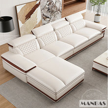 Load image into Gallery viewer, Premium Italian Genuine Leather Sofa Set