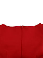 Load image into Gallery viewer, Short Sleeve Split bodycon ruffles midi prom Dress