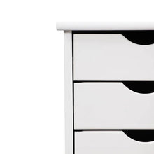 Load image into Gallery viewer, White 7-Drawer Storage Cabinet
