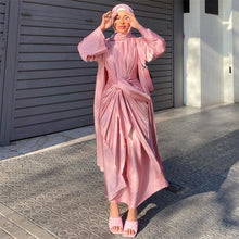 Load image into Gallery viewer, 2 Piece Matching Abaya Set