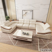 Load image into Gallery viewer, Elegant Leather Sectional Sofa Sets