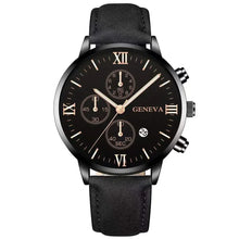 Load image into Gallery viewer, Black Quartz Men's Watch